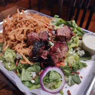 Bleu brunt end salad