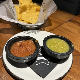 Complimentary chips and Salsa