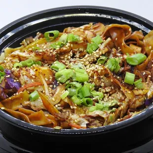 Spicy drunken noodles