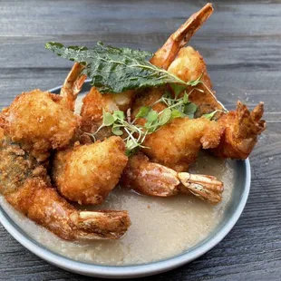 These nori shrimp were meaty yet tender with a light crisp coating $18