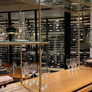 a wine cellar