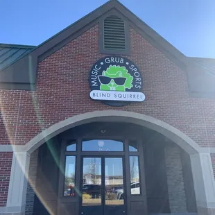 the front entrance of the store