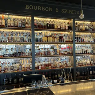 Wall of bourbon