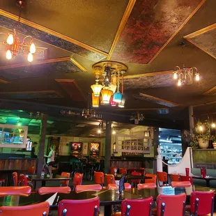 the interior of a restaurant