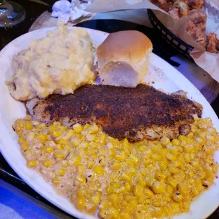 a plate of food on a table