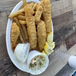 Fish and chips ...$14
