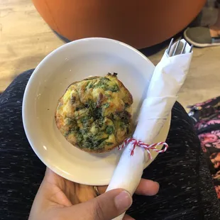 Mini Spinach Quiche