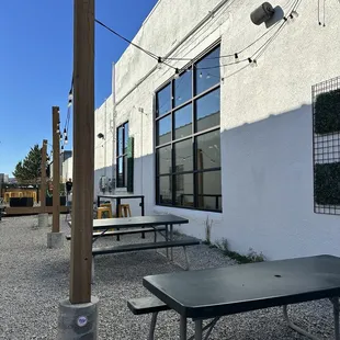Outside seating