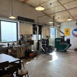 Coffee roasting space