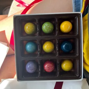 a box of chocolates