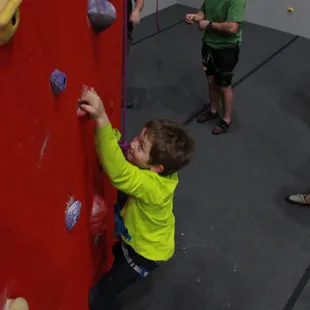 Kids love the four Auto-Belay devices. Use these to climb our 38ft walls!