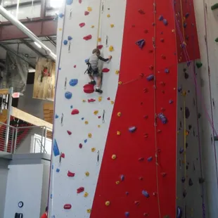 My son said, &quot;This is a fun exercise&quot;.