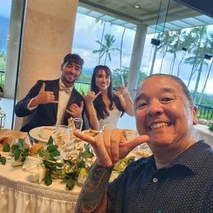 Kevo selfie with my husband and I