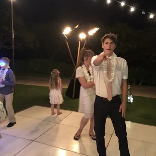 Even the kids got out there to dance.