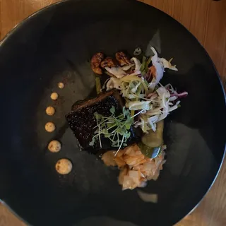 Maple glazed kurabuta pork belly