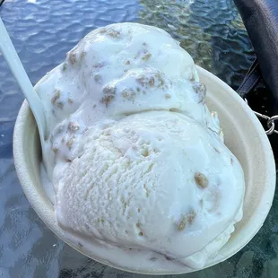 Cookie dough and butterscotch cookie