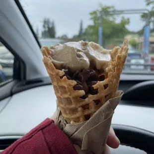 Regular in a waffle cone