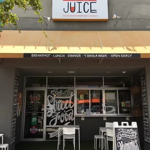 Very inviting storefront just waiting to serve you delicious middle eastern flavors.