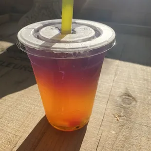 Lychee butterfly tea (passion fruit)