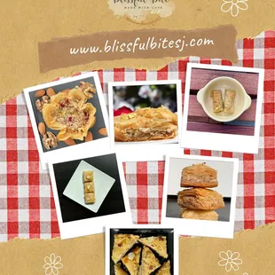 Unique Baklava flavors!