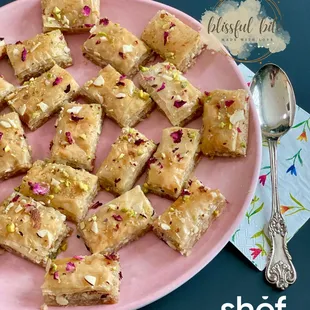 Blissful Bite Baklava is now available all over Bay area via Shef!
