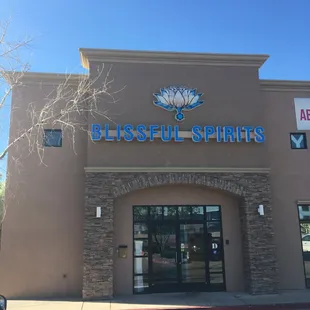 Blissful Spirits Albuquerque Studio. Beautiful new neon sign!