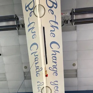 Be the change you want to see in the world