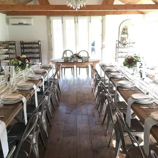 Custom 8' Farmhouse Tables