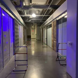 Hallway with games. Idk what games but I'm sure it's fun