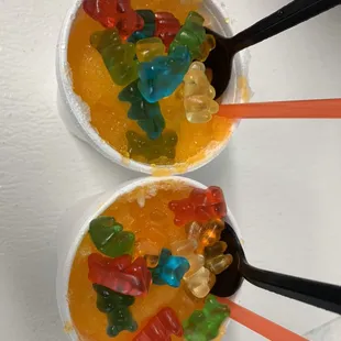 Dreamsicle with gummy bears