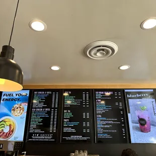 Menu as of Aug 2023