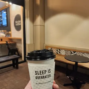 Outside seating area