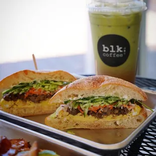 Breakfast Banh Mi Sammie &amp; VTMatcha