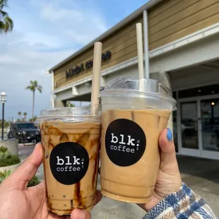 Black VTM and Hot Honey Latte
