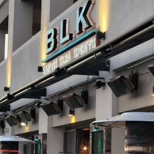 The front of the restaurant.