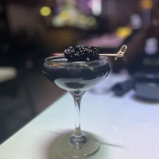Blackberry lemon drop