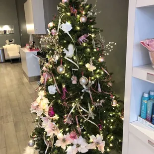 Adorable decorated Christmas tree