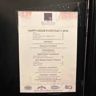 happy hour every day