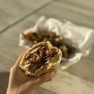 Poutine burrito and funky fungi fries