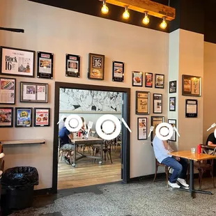indoor seating area