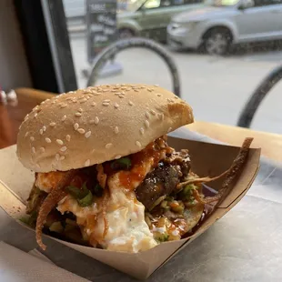 Three Happiness Burger