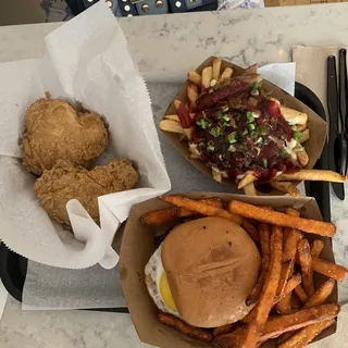 Croque Garcon Burger Combo