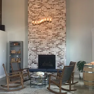 Nice big fireplace!