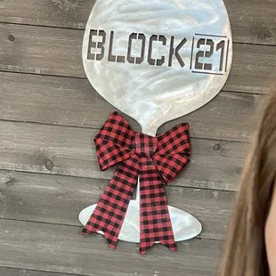 Behind the tasting counter