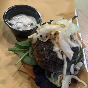 Open Face Lamb Slider