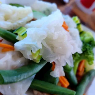 Steamed vegetables