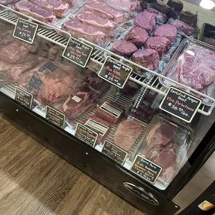 Fresh meat selection