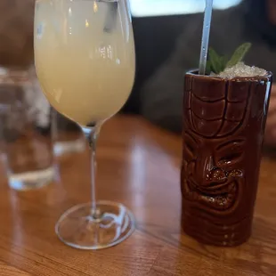 Tiki and a lemonade