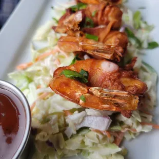 Shrimp without sauce