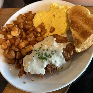 Chicken Fried Chicken & Eggs